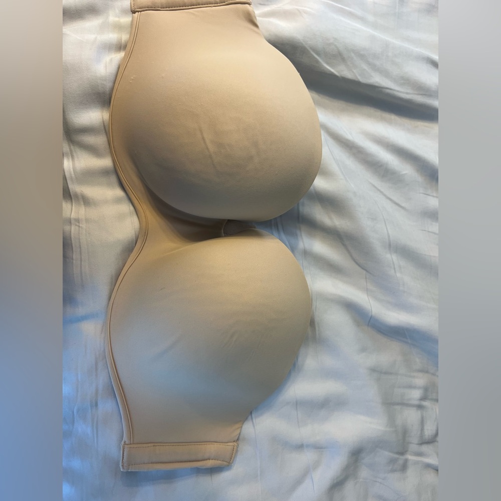 Cacique nude Boost Multi-Way Strapless Push Up Bra Size 38dd